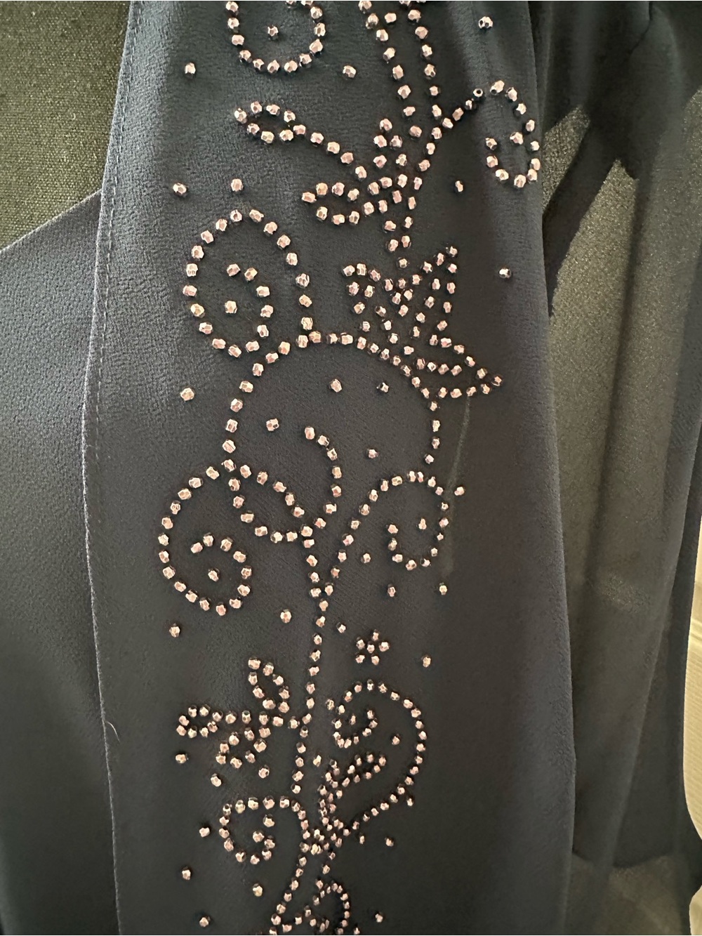 R&M Richards Mother of the Bride Navy Dress with Jacket - Picture 5 of 9